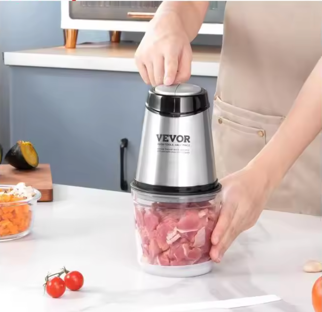 SPECIALE BUNDLE DUO: Tritatutto da Cucina Elettrico + 5 Contenitori alimentari + Ebook OMAGGIO